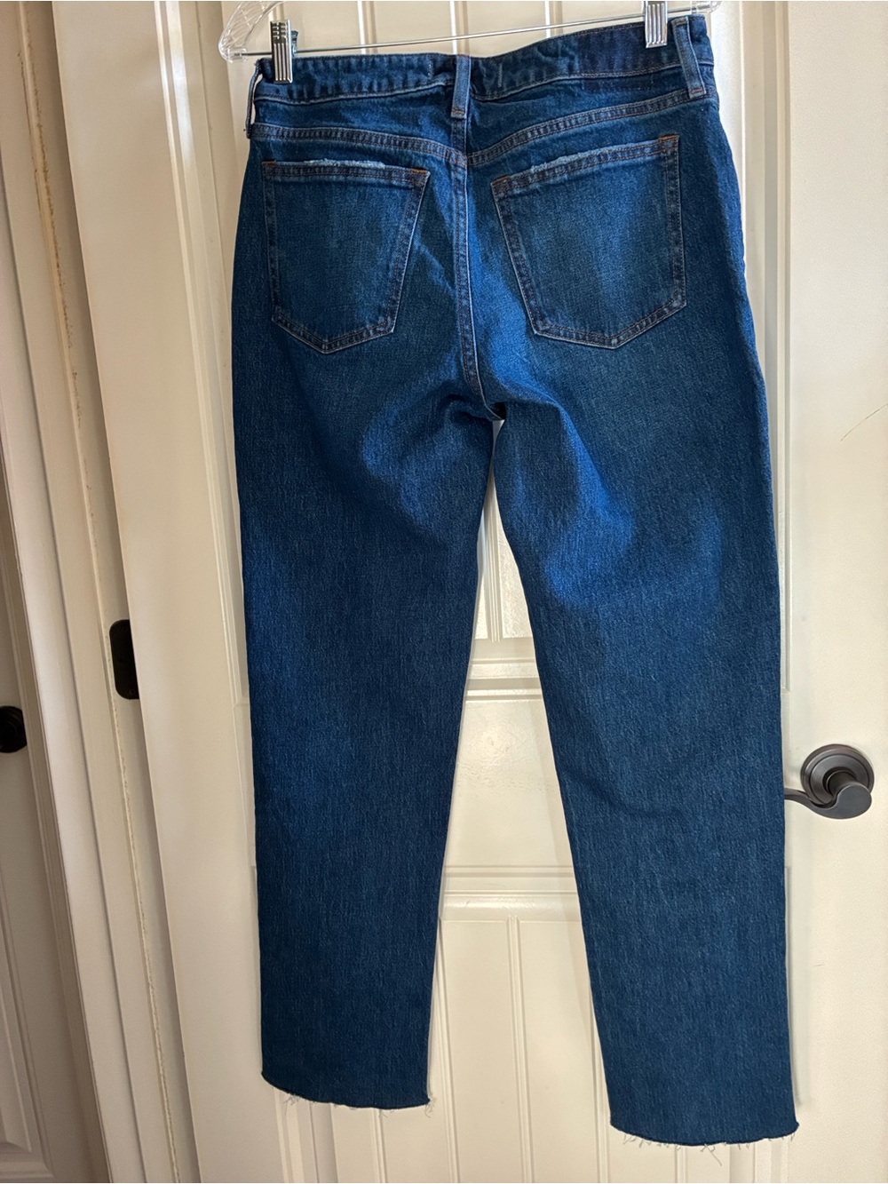 Abercrombie & Fitch 28R Dark Blue Mid Rise (90'sStraight style) Jeans Curve Love - Picture 15 of 16